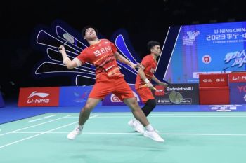 Ganda putra Indonesia Leo/Daniel berhasil maju ke perempat final China Masters