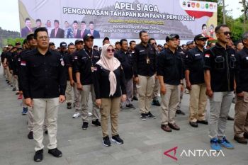 Bawaslu Jateng gelar apel siaga tingkat provinsi di  Borobudur