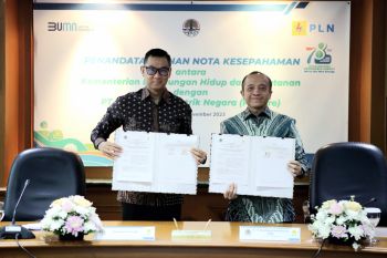 PLN-KLHK teken MoU kolaborasi tingkatkan penggunaan energi terbarukan