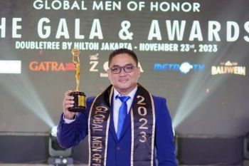 Putra Riau, Willy Lesmana Putra dapat penghargaan internasional berpredikat "Global Men of Honor"