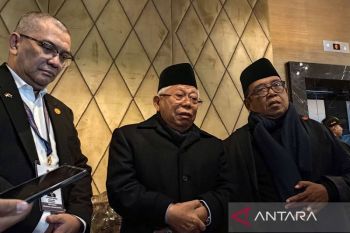 Wapres Ma'ruf Amin: Pekerjaan besar saat ini jaga marwah KPK dan MK