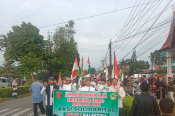 Ribuan warga Agam gelar aksi Peduli Palestina