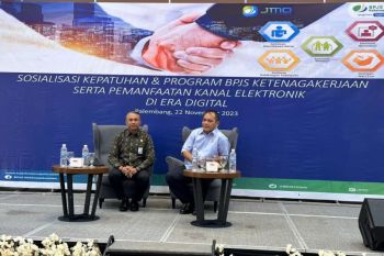 BPJS Ketenagakerjaan Palembang edukasi peserta gunakan aplikasi JMO