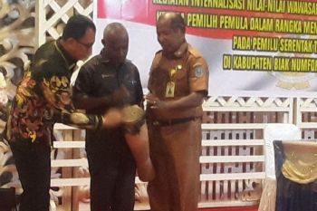 Pemkab Biak ajak pemilih pemula gunakan hak suara di Pemilu 2024