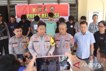 Polresta Kendari bekuk tujuh pelaku curanmor dan sita 24 motor curian