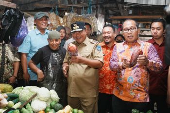 Penjabat Gubernur Sulsel pantau pasar menjelang Natal Tahun Baru