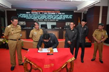 Penandatanganan Nota Pengantar Rancangan Kebijakan KUA PPAS 2024