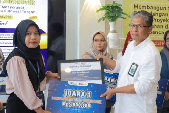 Pewarta ANTARA Biro Sulteng juara lomba karya jurnalistik Kementerian PUPR