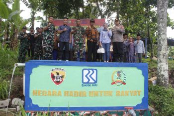 TNI membangun pompa hidran irigasi di Lombok Tengah NTB