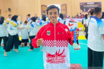 M Iqbal, pesilat Perisai Diri binaan Semen Padang wakili Sumbar di PON XXI