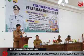 DPUPR Barsel adakan pelatihan pengawasan pekerjaan konstruksi