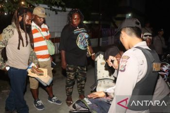 Polres Jayapura amankan 60 sepeda motor razia  Kamtibmas 2023