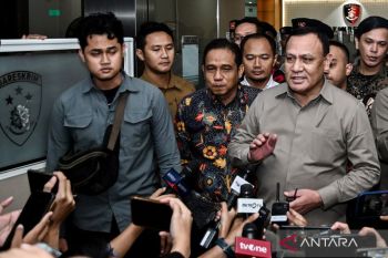 Tersangka Firli Bahuri diperiksa Bareskrim Polri