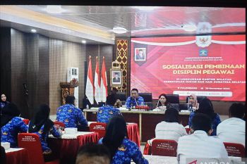 Kanwil Kemenkumham Sumsel sosialisasikan disiplin pegawai