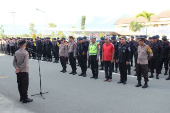 Polda kerahkan sebanyak 812 personel pengamanan kampanye Ganjar di Sulteng