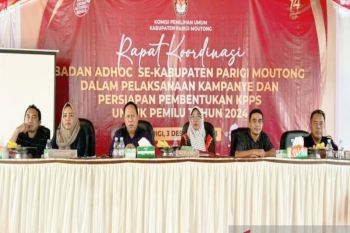 KPU Kabupaten Parigi Moutong butuh 9.520 petugas KPPS pemilu