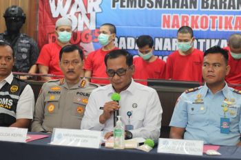 BNNP Kepri musnahkan 2.783 gram sabu