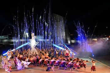 ISI Denpasar gemilang panggungkan karya seni kolosal ekologis