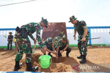Kodam XIV/Hasanuddin gelar karya bakti penanaman 650 pohon