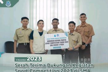 Poso Energy beri dukungan turnamen Sport Competition tahun 2023 SMA Negeri 4 Poso