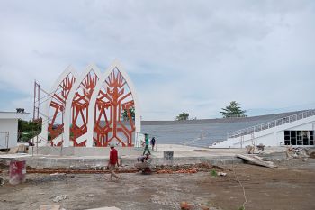 Dispar menyiapkan kantor pengelola Teras Udayana Mataram