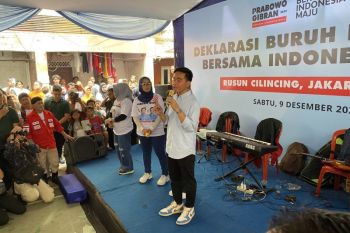 Gibran berjanji dorong sertifikasi profesi di hadapan buruh pelabuhan