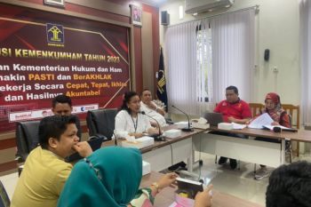 Kemenkumham Sumbar Fasilitasi harmonisasi tiga Rancangan Peraturan Bupati Solok Selatan