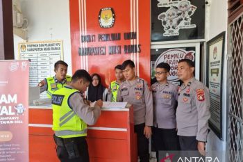 Polisi Musi Rawas gelar patroli dialogis cegah konflik pemilu