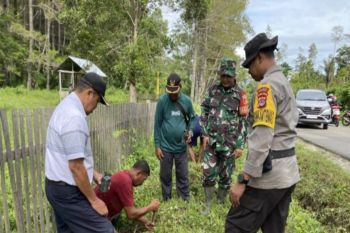 TNI dan Polri kolaborasi mitigasi bencana hidrometerologi lewat aksi tanam pohon
