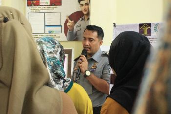 Kasi Pengelolaan Rutan Pekanbaru sosialisasikan Layanan Pengaduan SIMPATI