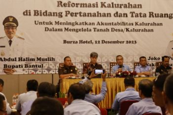 Bantul meningkatkan akuntabilitas pengelolaan tanah desa