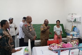Polda-BPN Papua wujudkan kepedulian kunjungan ke RSUD-PA