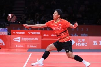 Pebulu tangkis Jonatan kembali ukir kemenangan pada penyisihan grup WTF