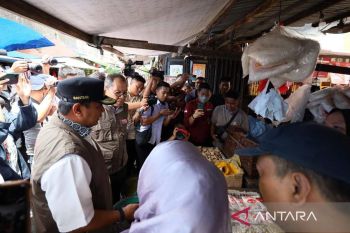 Wali Kota Makassar meninjau harga di pasar jelang natal dan tahun baru