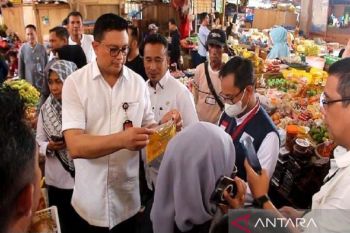 Satgas Pangan Polri bersama TPID Sultra sidak pasar  tradisional di Kendari