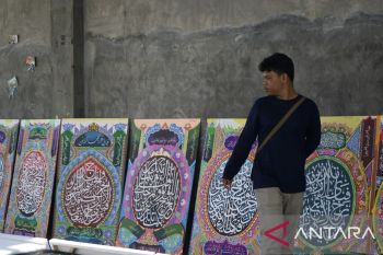 Kaligrafi kafilah MTQ Sumbar lampaui standar Internasional