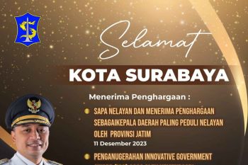 Sepekan Pemkot Surabaya raih empat penghargaan tingkat Jatim dan Nasional