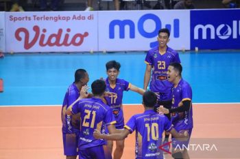 Tim putra Jabar amankan tiket final Kejurnas Voli 2023