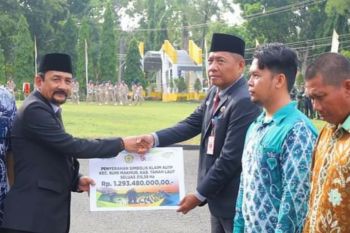 Pj Bupati: 215 hektare lahan pertanian terima asuransi Rp1,2 miliar