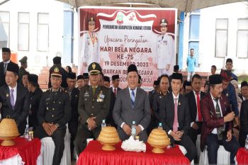 Bupati Konut Pimpin Upacara Hari Bela Negara ke-75