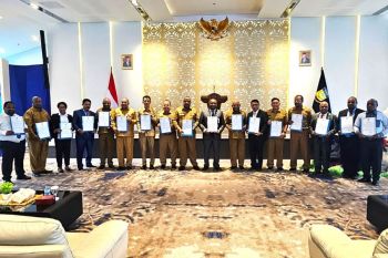 Pemprov Papua:penandatangan pakta integritas 35 OPD jelang Pemilu