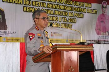 Kapolda Sulut berikan pembekalan kepada siswa Diktukba Polri