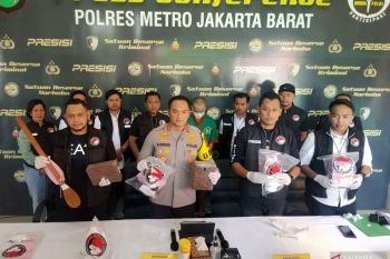 Polisi ungkap pabrik narkoba di Cengkareng
