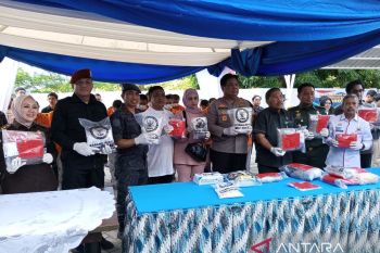 BNNP Sulsel memusnahkan 7,5 Kg sabu
