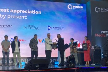 LKBN ANTARA terima penghargaan apresiasi media dari MIND ID