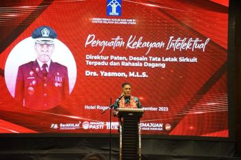 Direktur Paten berikan penguatan KI pada jajaran Kemenkumham Sulut