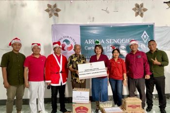 Berbagi Sukacita Natal, Aruna Senggigi kunjungi Panti Asuhan Patmos