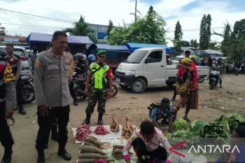Polres Jayapura-Kodim 1701 patroli gabungan mencegah gangguan Kamtibmas