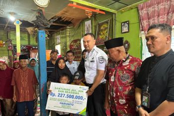 BPJS Ketenagakerjaan bayarkan manfaat kepada petani tersambar petir
