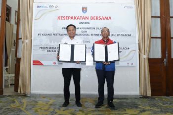 Kilang Cilacap dan Pemkab Cilacap sepakati kerja sama pembangunan daerah